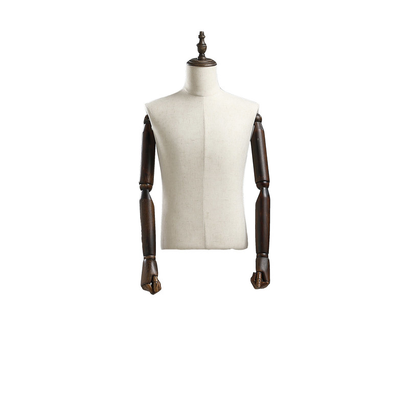 ストリートスタイル 半身 男性 マネキン ファッションストア向け 自然体曲線