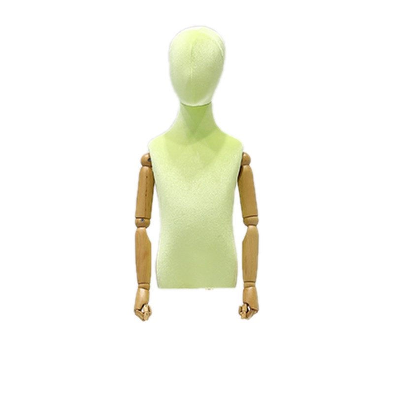 立体 彩り 半身 男性 マンネキン 衣装 展示用 麻布