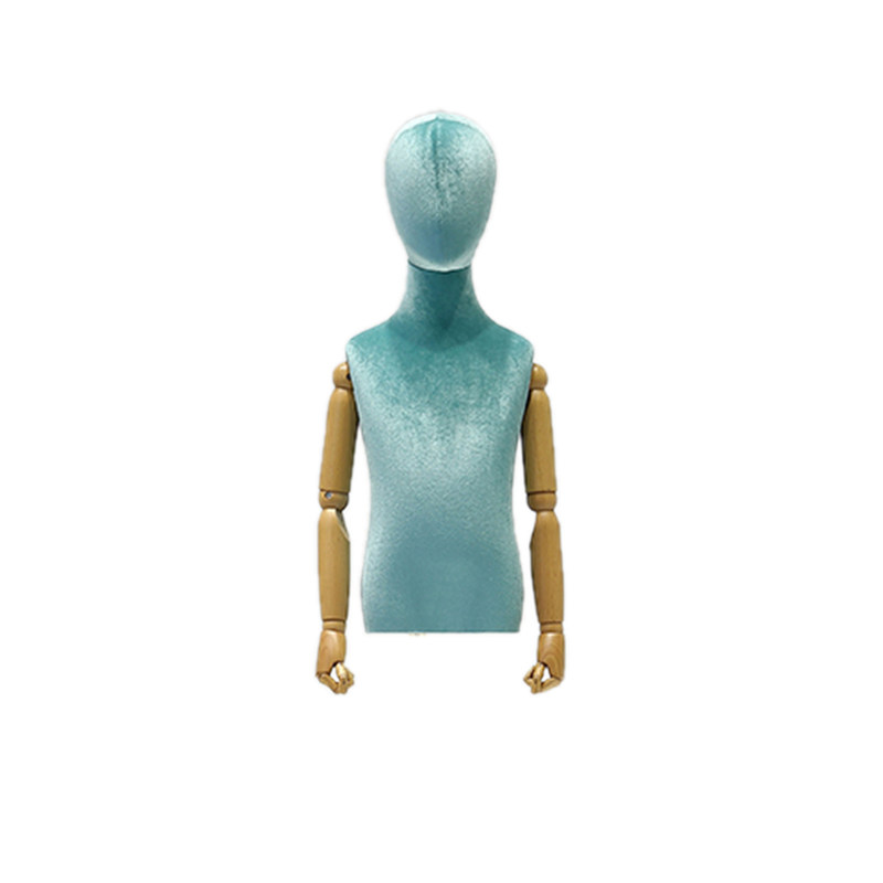 立体 彩り 半身 男性 マンネキン 衣装 展示用 麻布